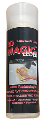 Magic 3D Leder in der Verpackung